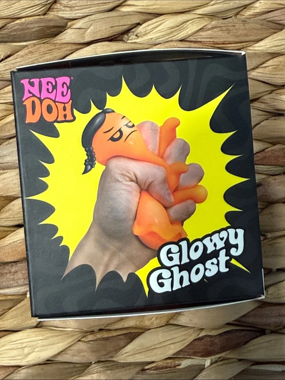 NeeDoh Glowy Ghost (removable hair), Jack-Glow-Lantern &Teenie Jack Glow Lantern